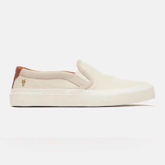 Frye Ludlow Canvas Suede Slip On Sneaker 9.5 - Picture 1 of 6